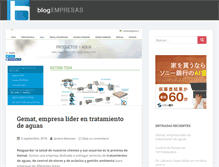 Tablet Screenshot of blogempresas.cl